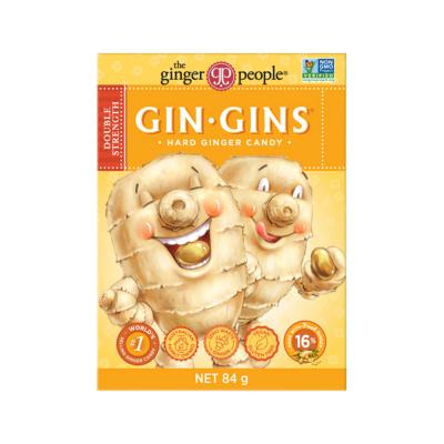 The Ginger People Gin Gins Hard Ginger Candy Double Strength 84g